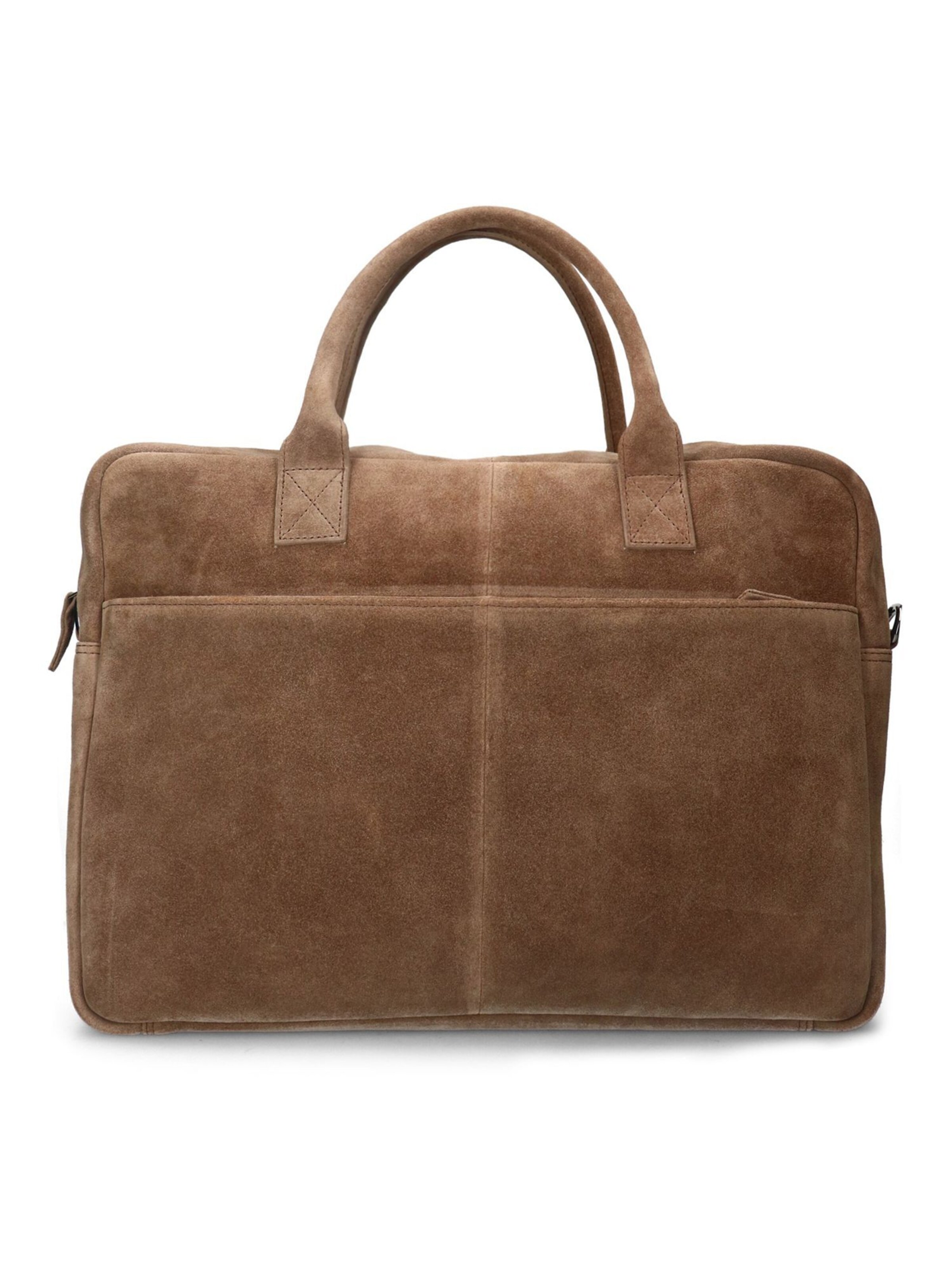 MANFIELD Laptoptasche in Braun