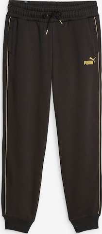 PUMA Tapered Broek 'ESS+' in Zwart: voorkant