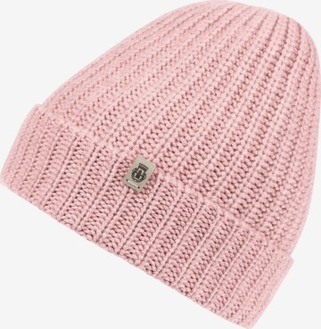 Bonnet 'PURE CASHMERE' Roeckl en rose : devant