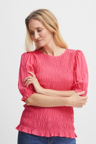 Fransa Blouse 'Frmalu' in Roze: voorkant