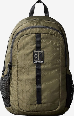 Calvin Klein Rucksack in Grün: Vorderseite