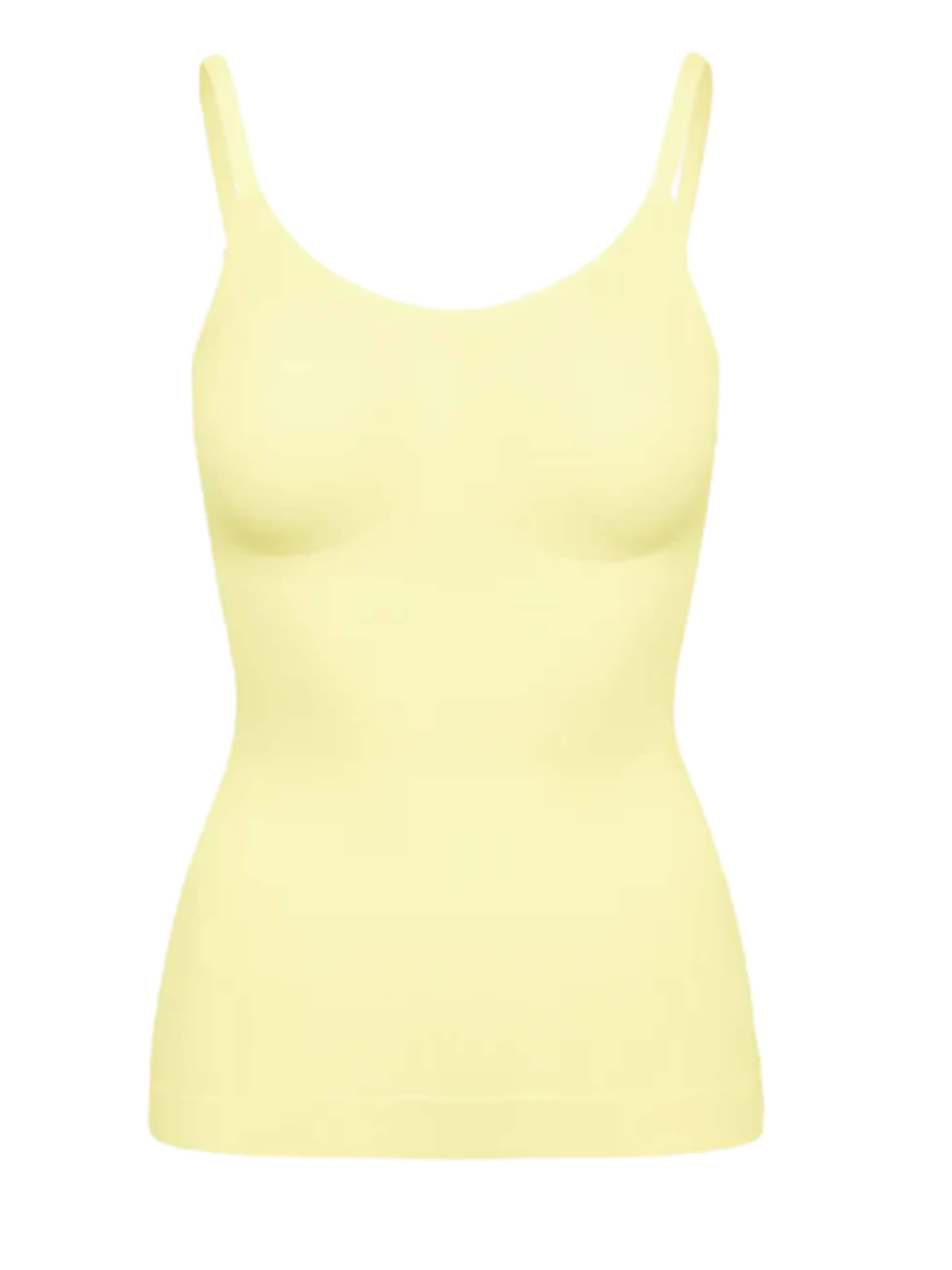 Haut modelant 'Shaping Cami' cfab (formerly creamy fabrics) en jaune : devant