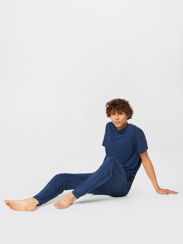 Pyjama long Abercrombie & Fitch en bleu