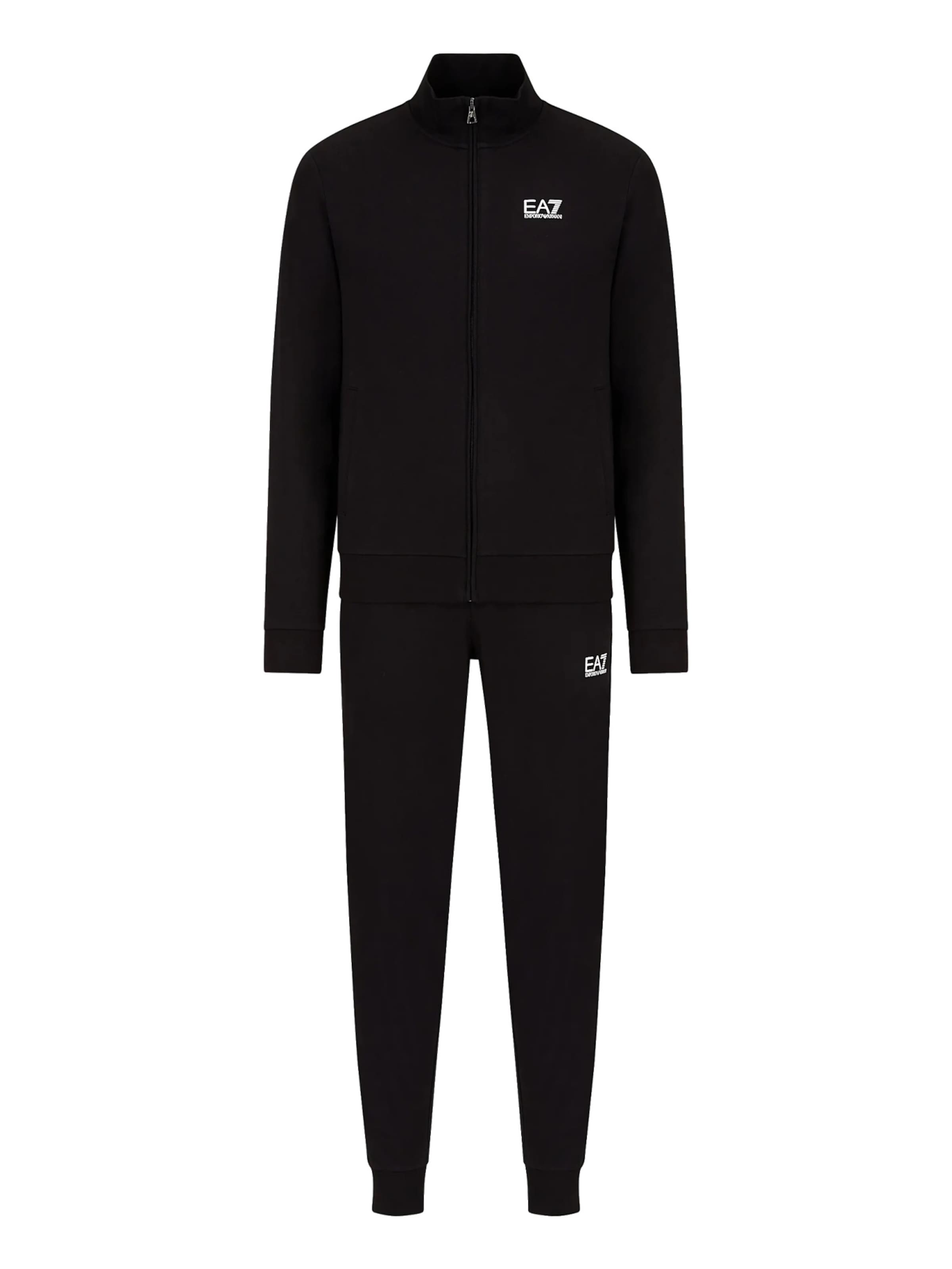 EA7 Emporio Armani Trenirka za tek | črna barva: sprednja stran