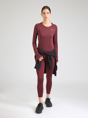 PUMA Λειτουργικό μπλουζάκι 'Run Cloudspun' σε κόκκινο