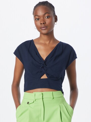 VERO MODA Blouse 'JESMILO' in Blauw: voorkant