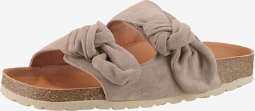 VERBENAS Pantolette in Grau: Vorderseite