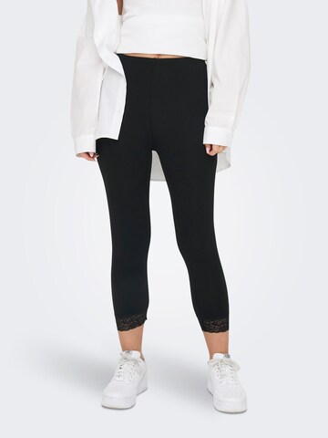 Skinny Leggings 'LIVE' di ONLY in nero: frontale