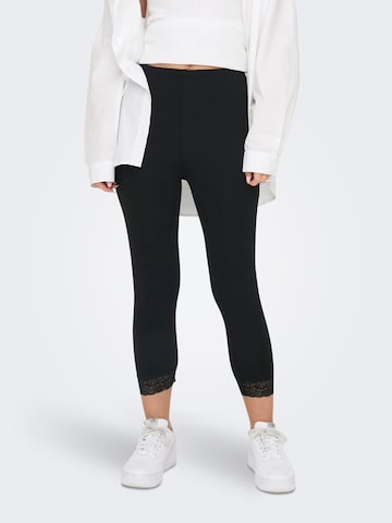 ONLY Skinny Leggings 'LIVE' - fekete: elől