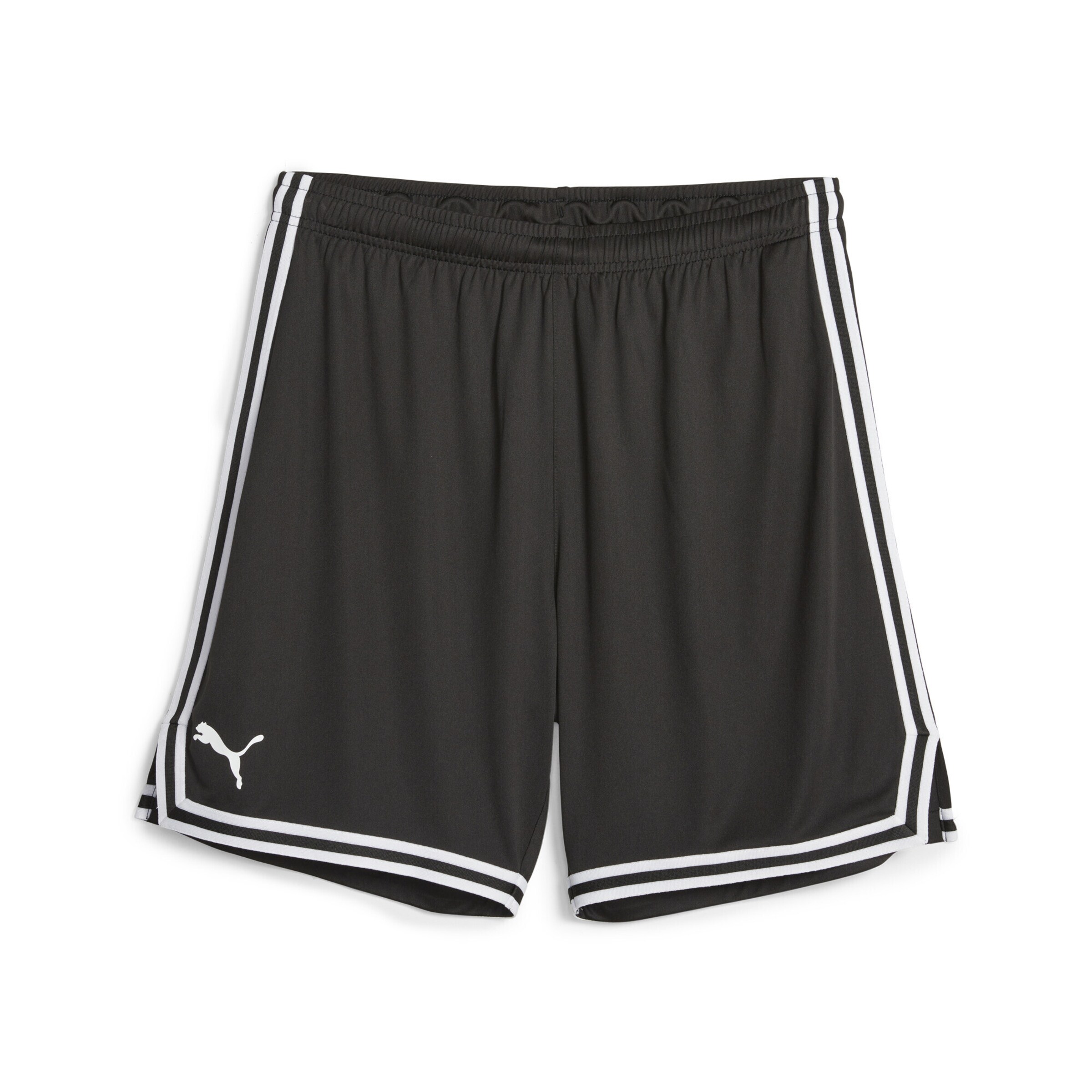 PUMA Sportshorts 'Hoops Team Game' in Schwarz: Vorderseite