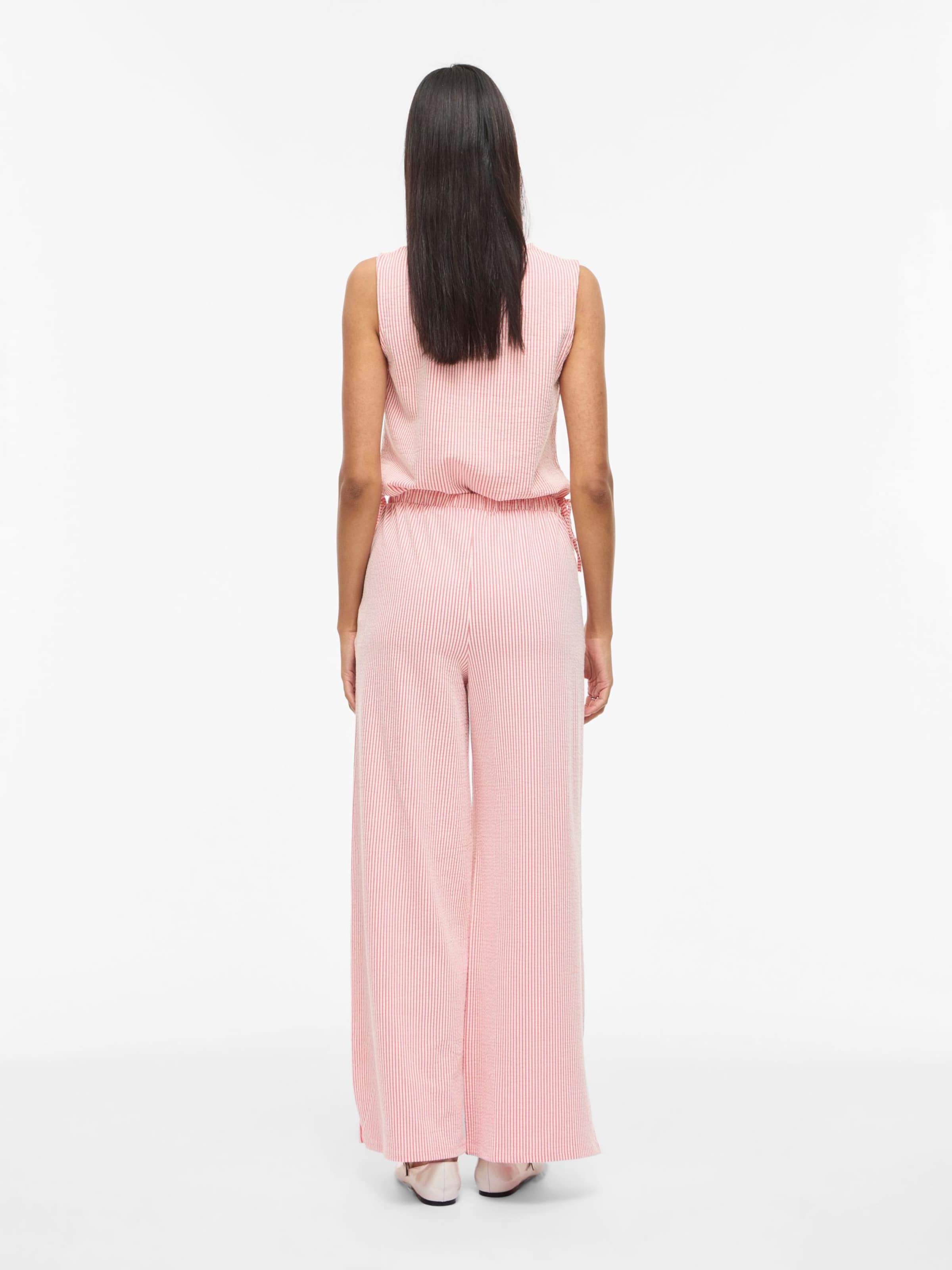 Wide leg Pantaloni di VILA in rosso