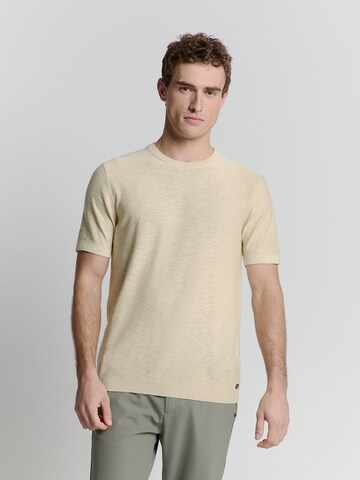 No Excess T-Shirt in Beige: Vorderseite