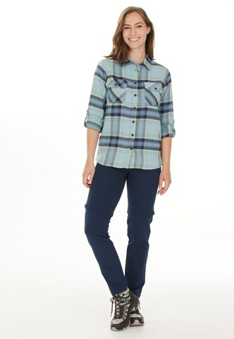Whistler Regular fit Athletic button up shirt 'Jamba' in Blue