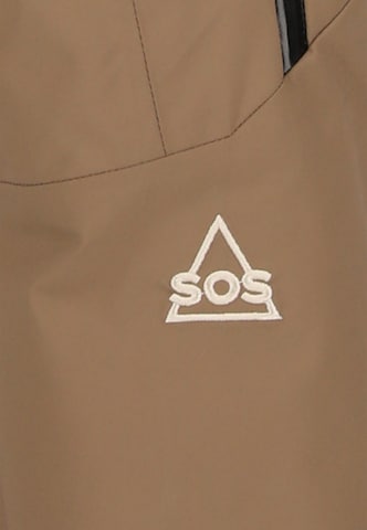 SOS Regular Skihose in Braun