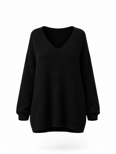 Worldclassca Oversized Sweater in Black, Item view