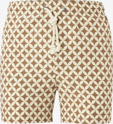 Gassa d'Amante Zwemshorts in Beige: voorkant