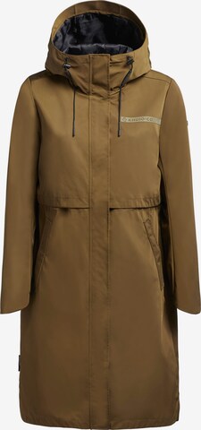 Manteau mi-saison 'Jomana2' khujo en vert : devant