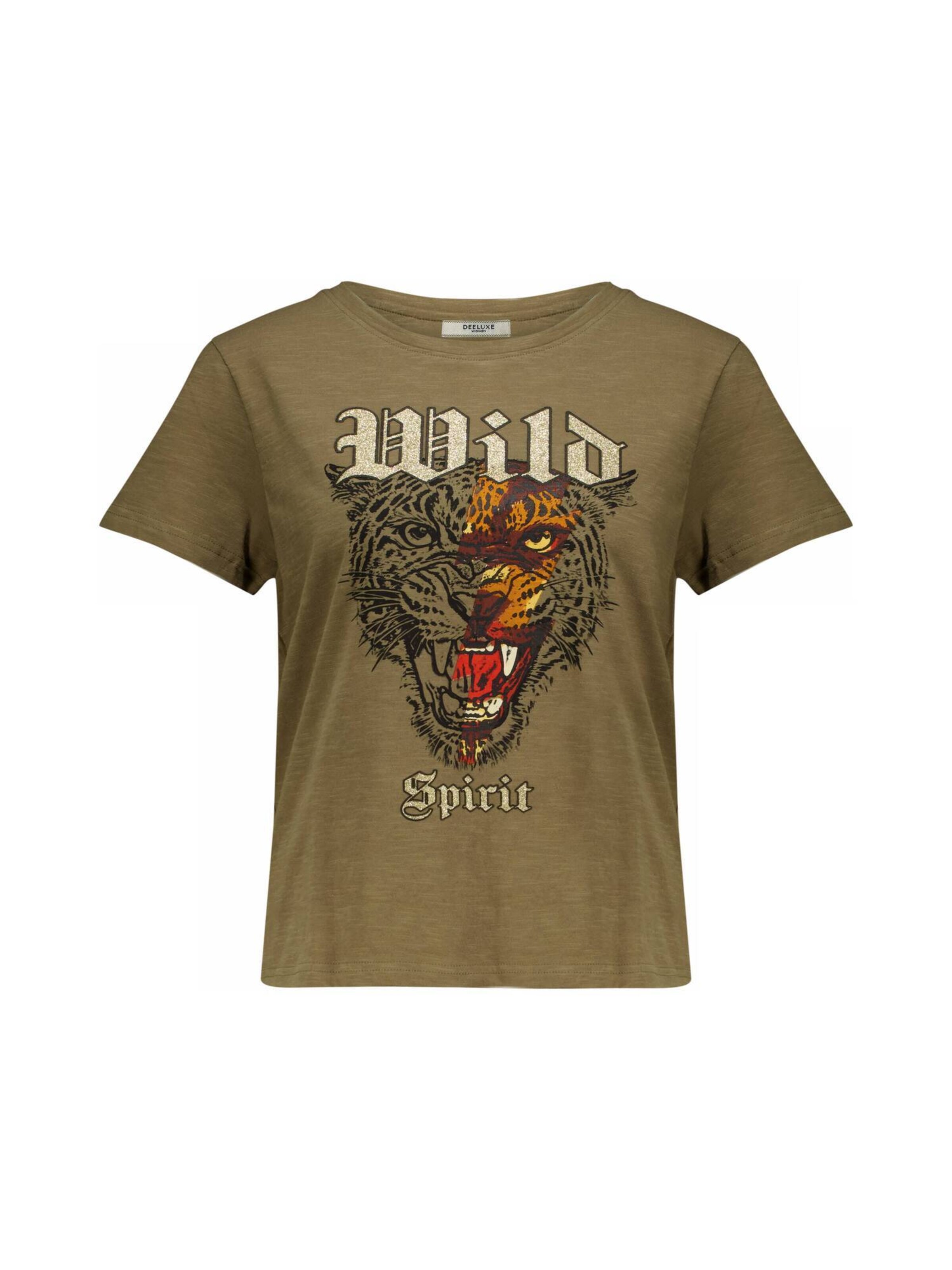 Deeluxe Shirt 'Leona' in Groen: voorkant