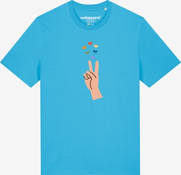 T-Shirt 'Spread Love' Watapparel en bleu : devant