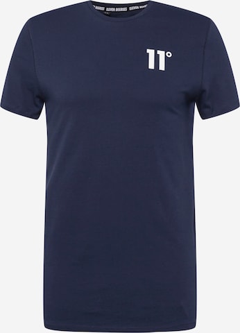 11 Degrees T-Shirt in Blau: predná strana