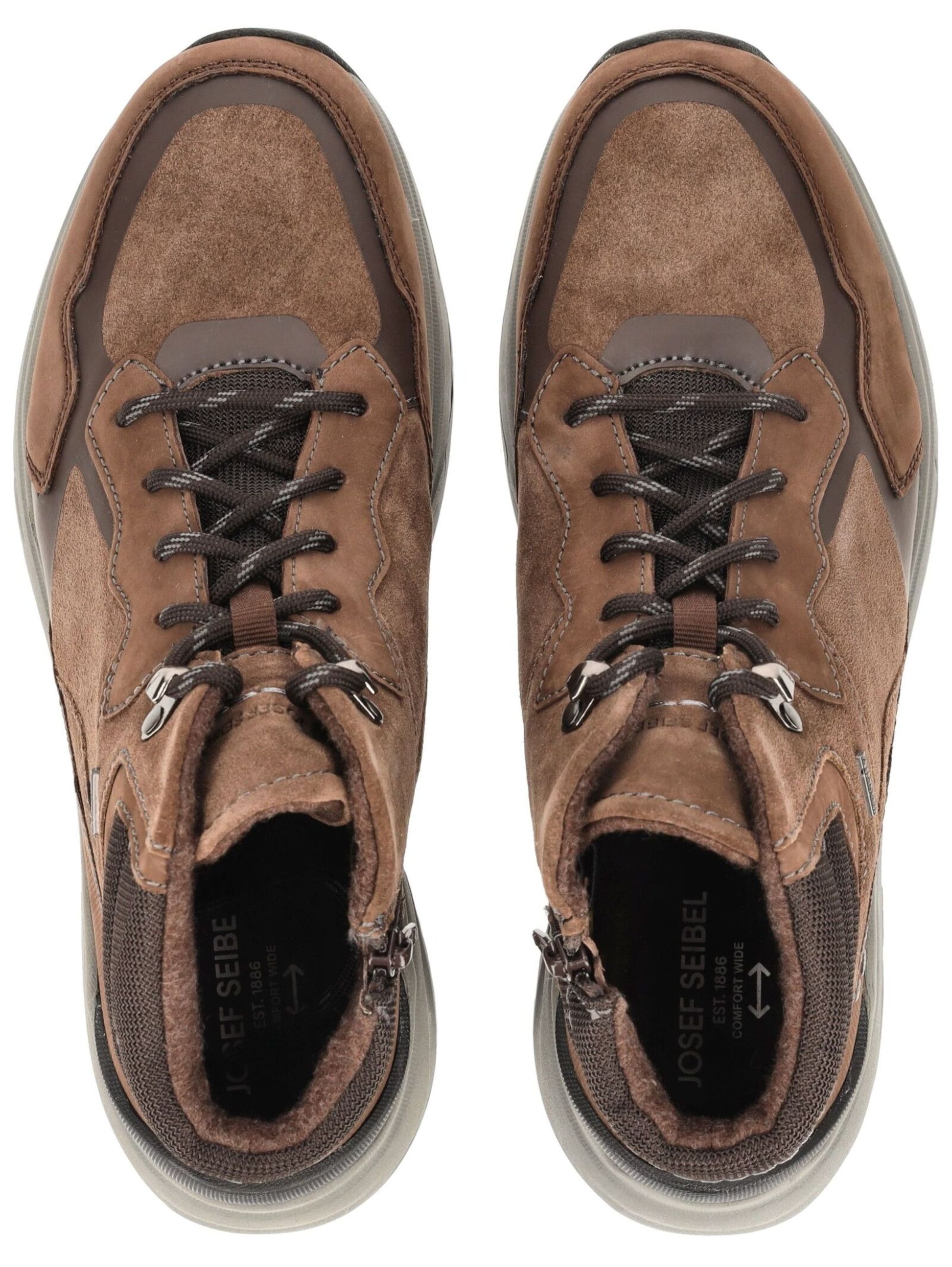 Bottines à lacets JOSEF SEIBEL en marron : au dessus