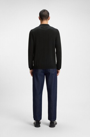 HUGO Strickjacke in Schwarz