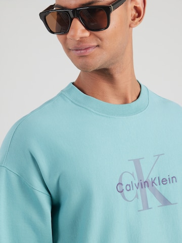 Calvin Klein Jeans Μπλούζα φούτερ 'PREMIUM' σε πράσινο