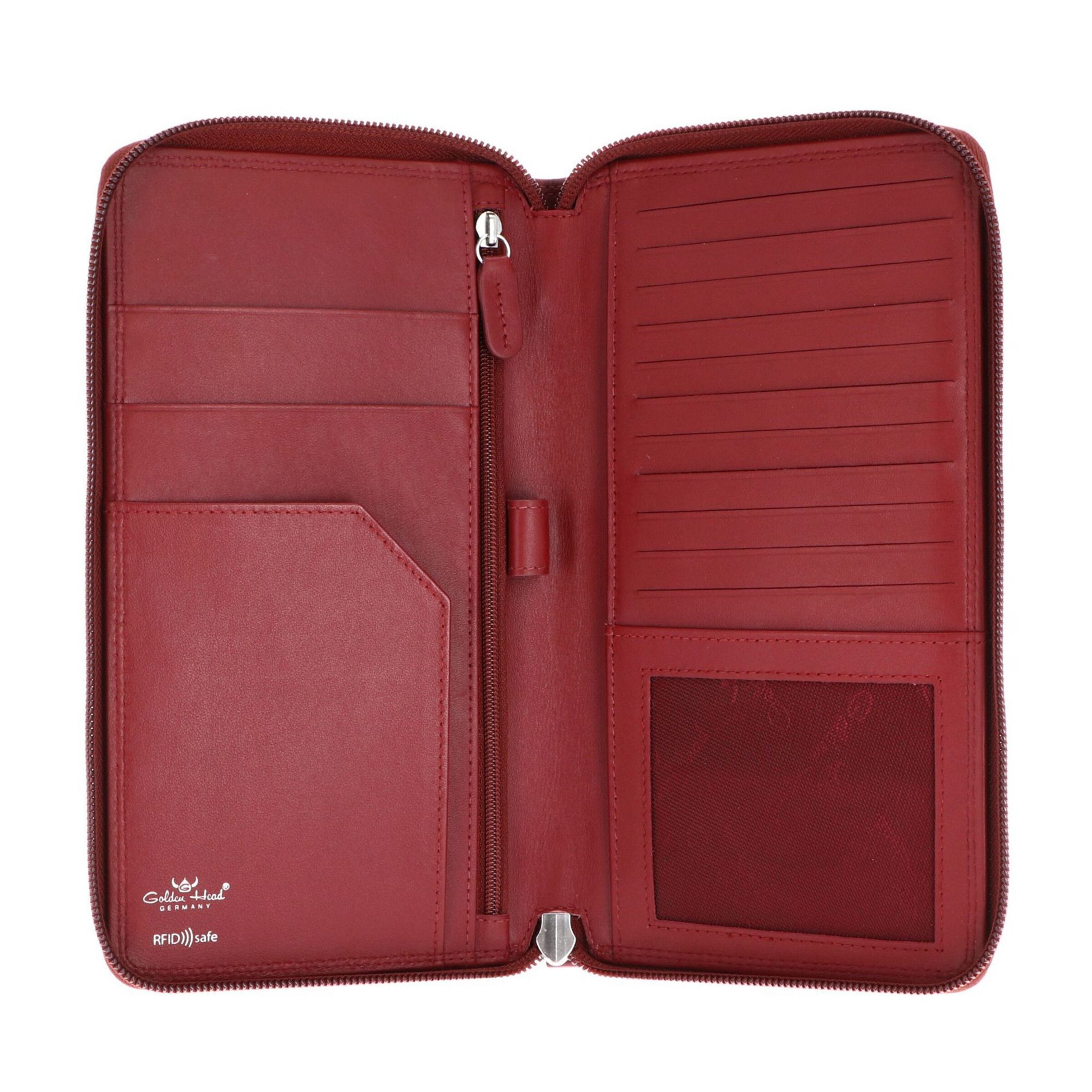 Portamonete 'Polo' di GOLDEN HEAD in rosso