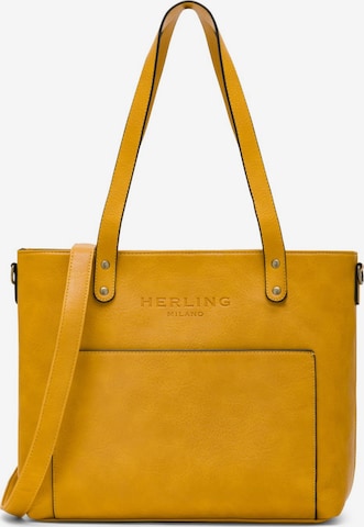 Herling Shopper 'Mauer' in Yellow: front