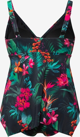 Ulla Popken T-shirt Swimsuit in Mixed colors