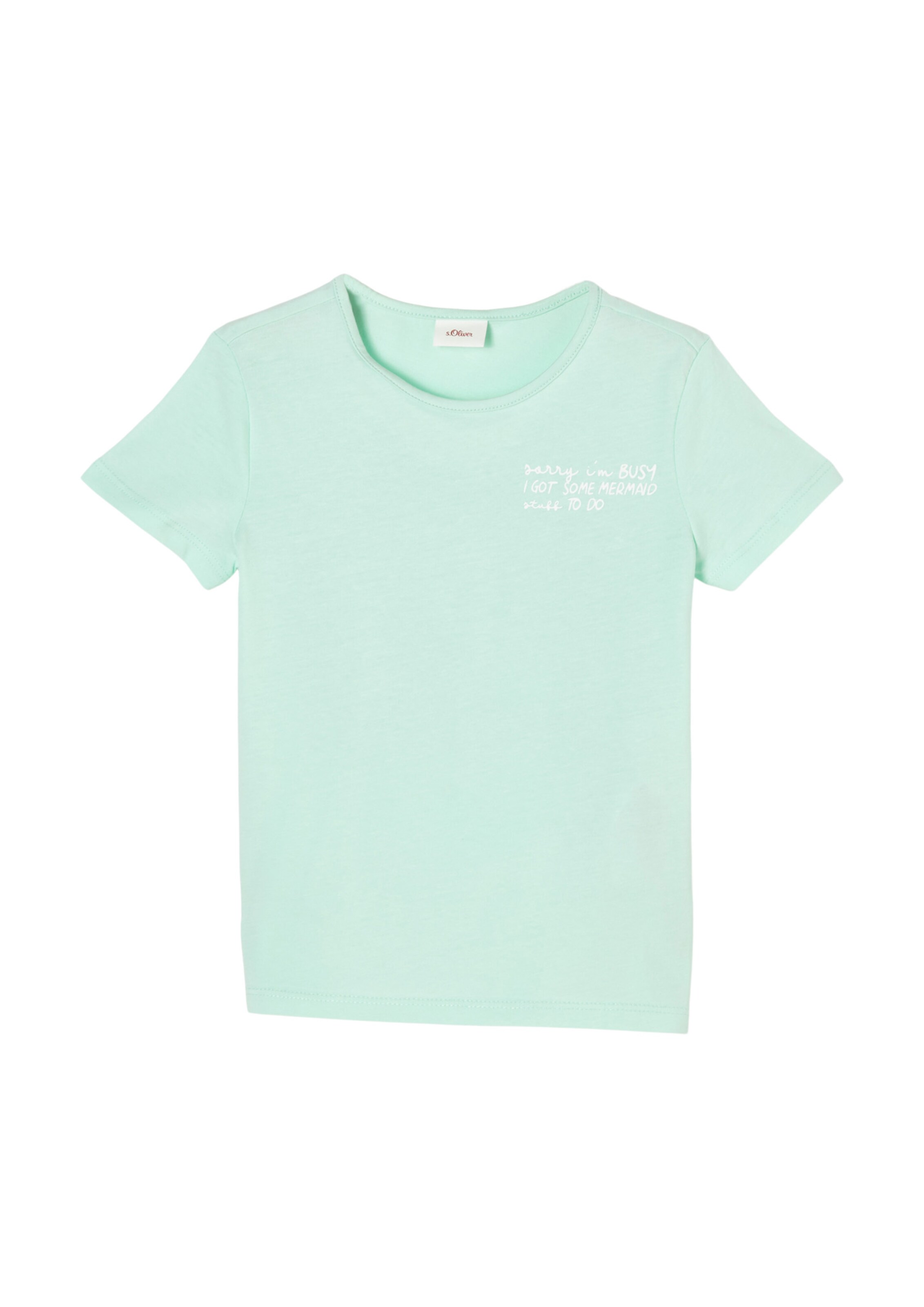 T-Shirt s.Oliver en vert : devant