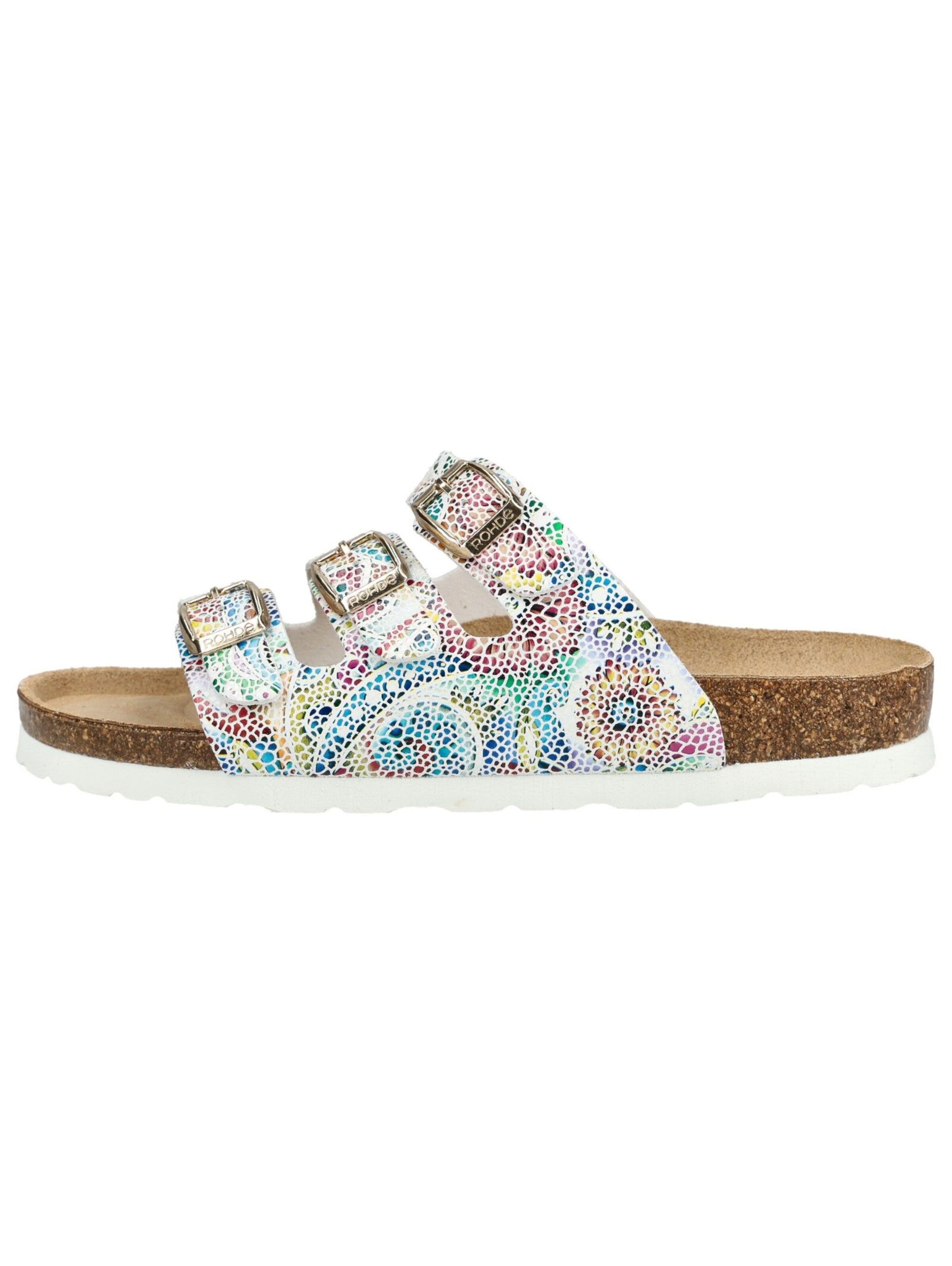 Mule ROHDE en mélange de couleurs