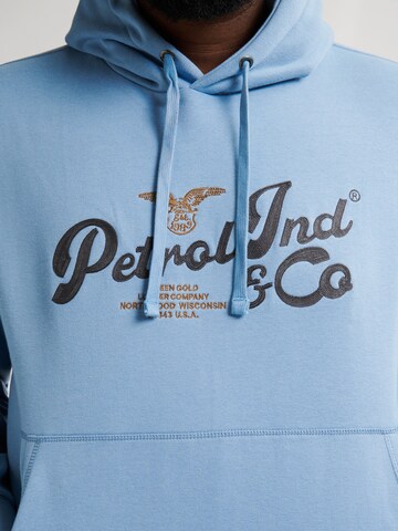 Petrol Industries Sweatshirt i blå
