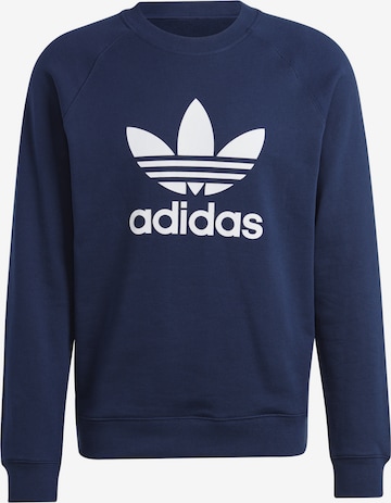 ADIDAS ORIGINALS Sweatshirt in Blue: front