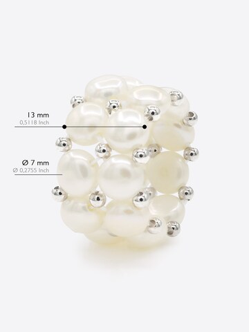 Ateliers Saint Germain - Anillo 'TUILERIES' en blanco