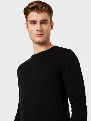 JACK & JONES Pullover 'Emil' in Schwarz