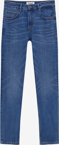 Pull&Bear Skinny Jeans in Blauw: voorkant