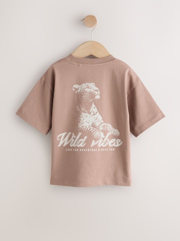 T-Shirt Next en marron