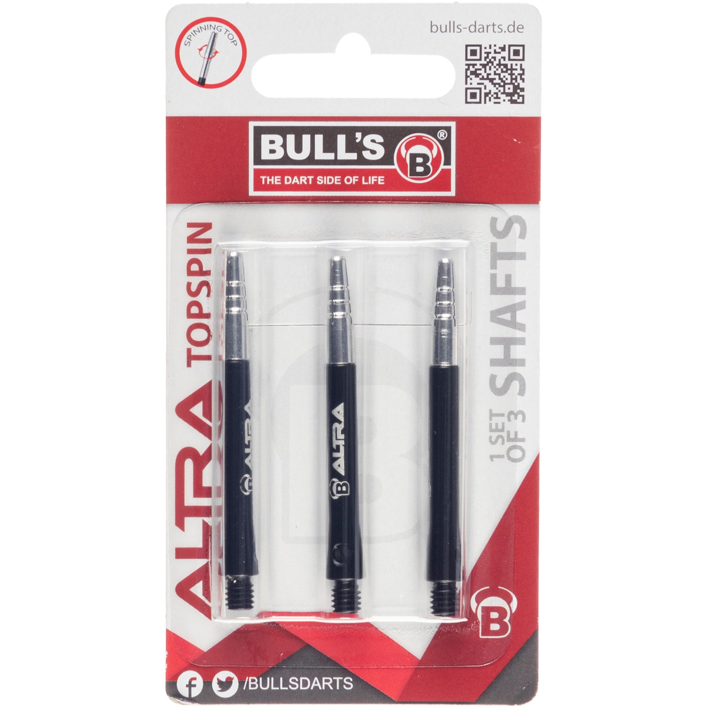 BULL'S Dartpfeil in Schwarz