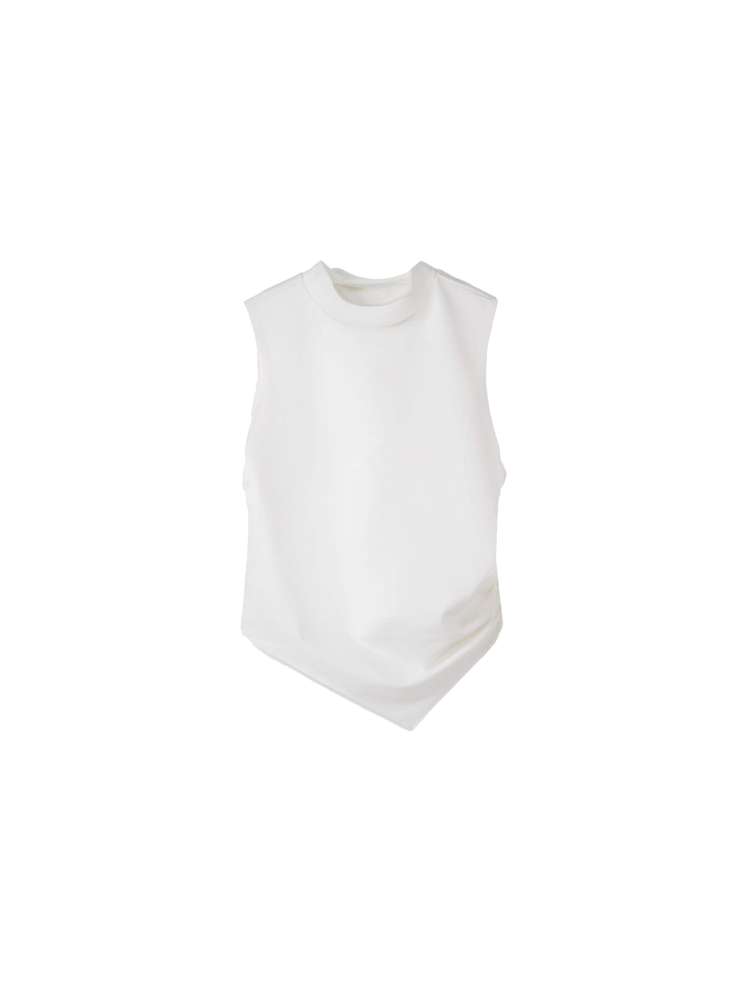 Bershka Haut en blanc, Vue avec produit