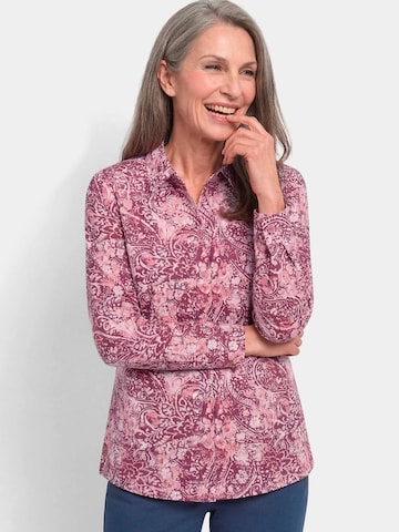 Goldner Bluse in Rot: Vorderseite