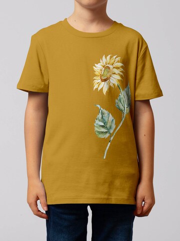 watabout.kids Shirt 'Sonnenblume' in Yellow: front