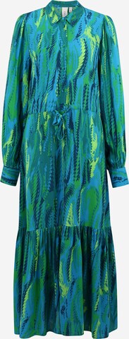 Y.A.S Tall Košilové šaty 'FERO' – modrá: přední strana
