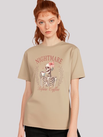 F4NT4STIC Shirt in Beige: voorkant