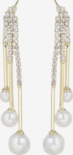 Auskarai ' Brook ' iš SOHI, spalva – Auksas / skaidri spalva / balta, Prekių apžvalga