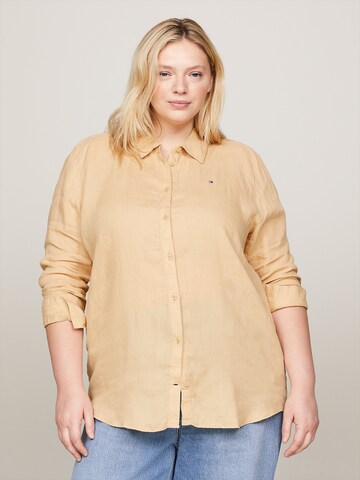 Tommy Hilfiger Curve Blouse in Beige: voorkant