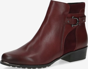 CAPRICE Ankle Boots in Rot: predná strana