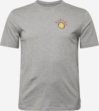 Maloja T-Shirt fonctionnel 'Rappei' en marron / jaune / gris chiné / rouge, Vue avec produit