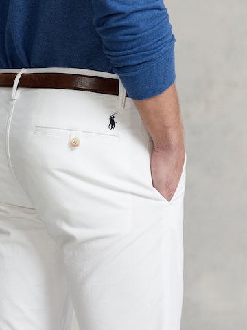 Polo Ralph Lauren Slimfit Chinobyxa 'BEDFORD' i vit