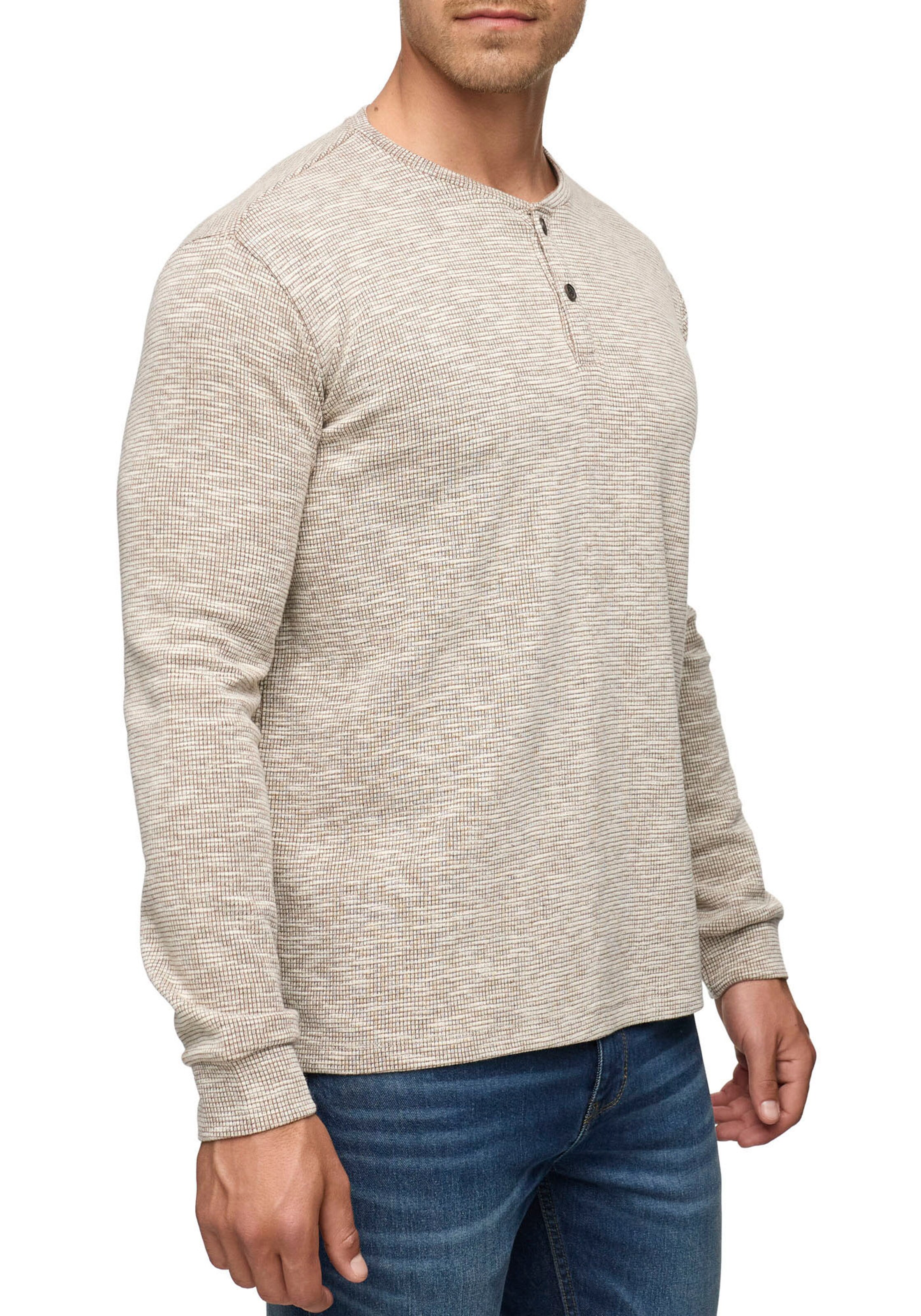 INDICODE JEANS Shirt in Beige
